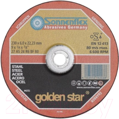 Шлифовальный круг Sonnenflex Golden Star 00816