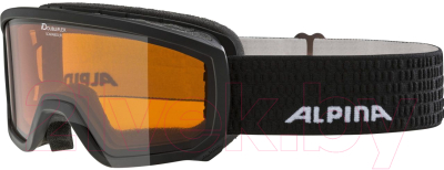 Маска горнолыжная Alpina Sports Scarabeo Jr DH S2 / A7258131 (р-р 7-14, черный)