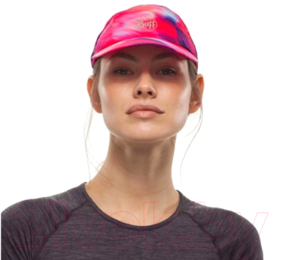 Бейсболка Buff Pro Run Cap Patterned R-Shining Pink (117229.538.10.00)