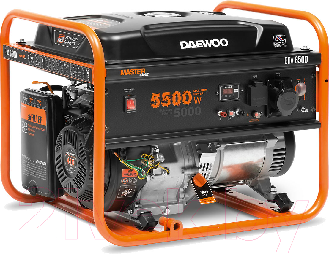 Бензиновый генератор Daewoo Power GDA 6500