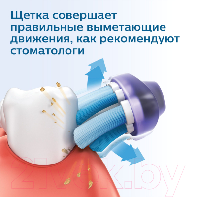 Набор звуковых зубных щеток Philips HX6232/41 (черный/розовый)