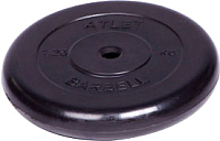 Диск для штанги MB Barbell Atlet d26мм 1.25кг - 