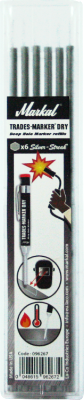 Набор грифелей для карандаша Markal Pocket 96262 (6шт)