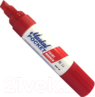 Маркер строительный Markal Pocket 97502 (красный)