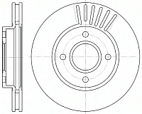 Тормозной диск Remsa 621110 - 