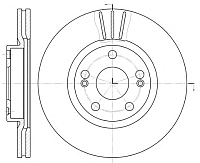 

Тормозной диск Remsa, 630110