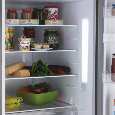 Холодильник с морозильником Sharp SJB340ESIX