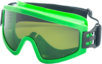 Защитные очки РОСОМЗ ЗП2 Panorama StrongGlass / 30227 (зеленый) - 