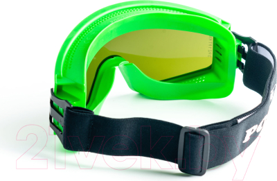 Защитные очки РОСОМЗ ЗП2 Panorama StrongGlass / 30227 (зеленый)
