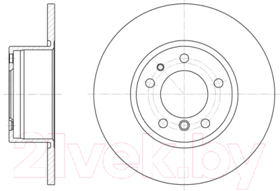 

Тормозной диск Remsa, 634700