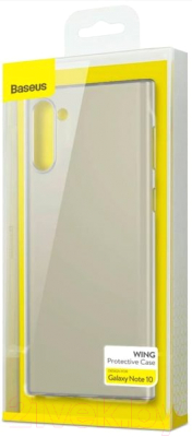 Чехол-накладка Baseus Wing для Galaxy Note 10 (белый)