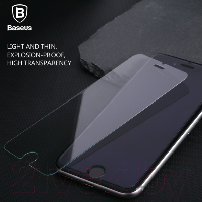 Защитная пленка для телефона Baseus Light-Thin Protective для iPhone 7+ / 8+ (прозрачный)