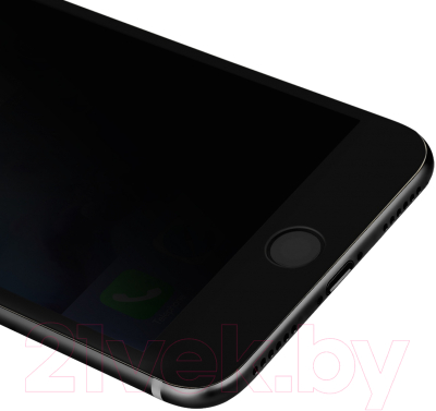 Защитное стекло для телефона Baseus Tempered Glass Screen Anti-Spy для iPhone 7 / 8 (черный)