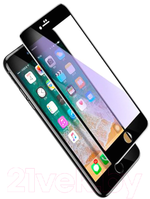 Защитное стекло для телефона Baseus Tempered Anti-Bllue Light для iPhone 7+ / 8+ (черный)