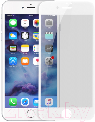 Защитное стекло для телефона Baseus Tempered Anti-Spy Function для iPhone 7+ / 8+ (белый)