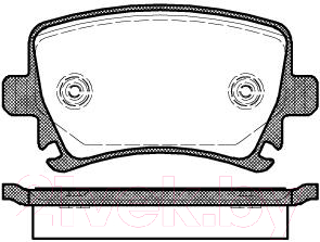 

Тормозные колодки Remsa, 103100