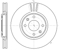 Тормозной диск Remsa 660410 - 