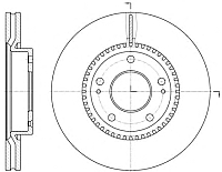 Тормозной диск Remsa 666310 - 