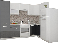 

Готовая кухня, ЭкоЛайт-5 1.4x2.6 правая