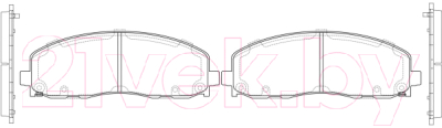 

Тормозные колодки NiBK, PN53003