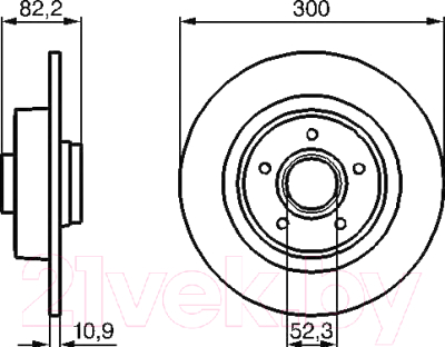 

Тормозной диск Bosch, 0986478971