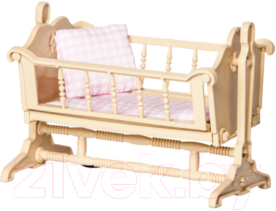 

Аксессуар для кукольного домика Огонек, Колыбель / С-1295