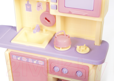 Комплект аксессуаров для кукольного домика Огонек Кухня. Маленькая принцесса / С-1437