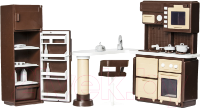 Комплект аксессуаров для кукольного домика Огонек Мебель для кухни. Коллекция / С-1298