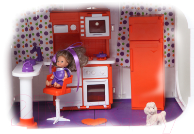 Комплект аксессуаров для кукольного домика Огонек Мебель для кухни. Конфетти / С-1339