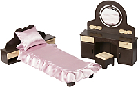 Комплект аксессуаров для кукольного домика Огонек Мебель для спальни. Коллекция / С-1303 - 