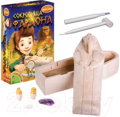 Изображение товара Набор для опытов Bondibon Исторические раскопки. Сокровища фараона / ВВ1359