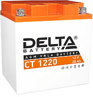 Мотоаккумулятор DELTA AGM СТ 1220 / Y50-N18L-A3 / YTX24HL-BS / YTX24HL (20 А/ч) - 