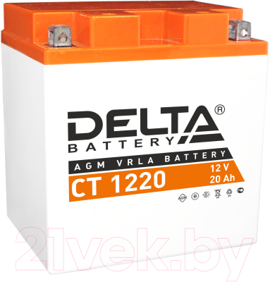 Мотоаккумулятор DELTA AGM СТ 1220 / Y50-N18L-A3 / YTX24HL-BS / YTX24HL (20 А/ч)