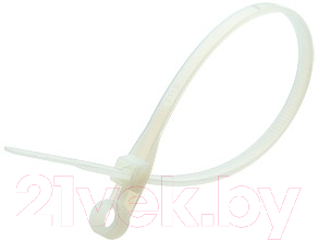 Стяжка для кабеля Fortisflex КСО 80531 (100шт, белый)