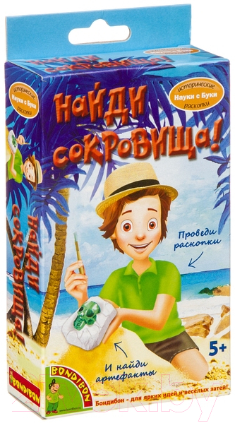 Набор для опытов Bondibon Исторические раскопки. Найди сокровища / ВВ4216