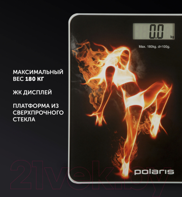 Напольные весы электронные Polaris Passion PWS 1877DG