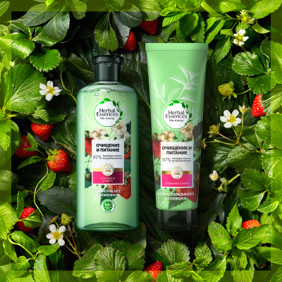 Бальзам для волос Herbal Essences Белая клубника и сладкая мята (275мл)