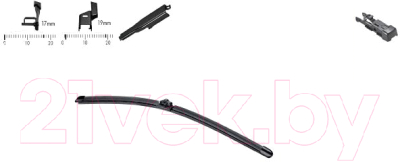 

Щетка стеклоочистителя Valeo, HF60B