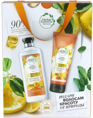 

Набор косметики для волос Herbal Essences, Белый грейпфрут и мята