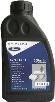 Тормозная жидкость Ford Super DOT 4 / 1776310 (0.5л)