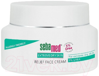 

Крем для лица Sebamed, Extreme Dry Skin Relief Face Cream 5% Urea