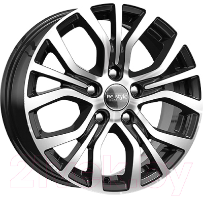 Литой диск K&K C736 Qashqai 16x6.5" 5x114.3мм DIA 66.1мм ET 40 мм Алмаз черный