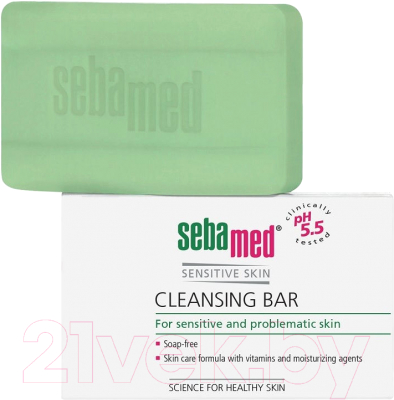 

Мыло твердое Sebamed, Sensitive Skin Cleansing Bar для лица