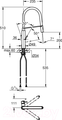 Смеситель GROHE Concetto 31491DC0