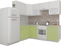 

Готовая кухня, ЭкоЛайт-5 1.4x2.2 левая