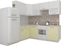 

Готовая кухня, ЭкоЛайт-5 1.4x2.2 левая