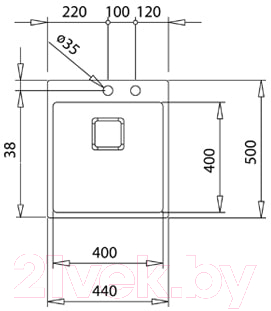 Мойка кухонная Teka Forlinea RS15 40.40 / 115000019