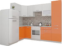 

Готовая кухня, ЭкоЛайт-6 1.2x2.7 правая
