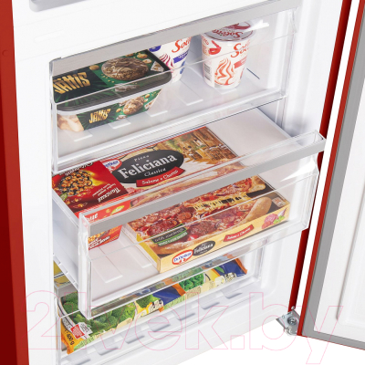 Холодильник с морозильником Maunfeld MFF 200NFR