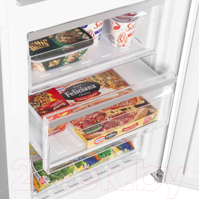 Холодильник с морозильником Maunfeld MFF 200NFW